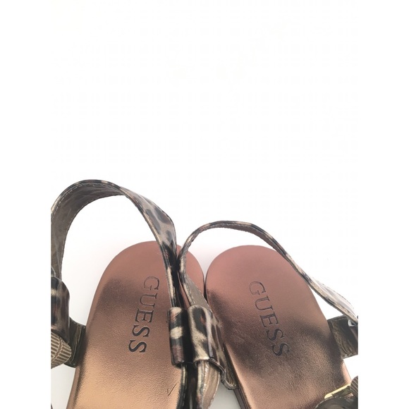 Guess Leopard & Jeweled Sandals ✨✨ - Picture 3 of 7